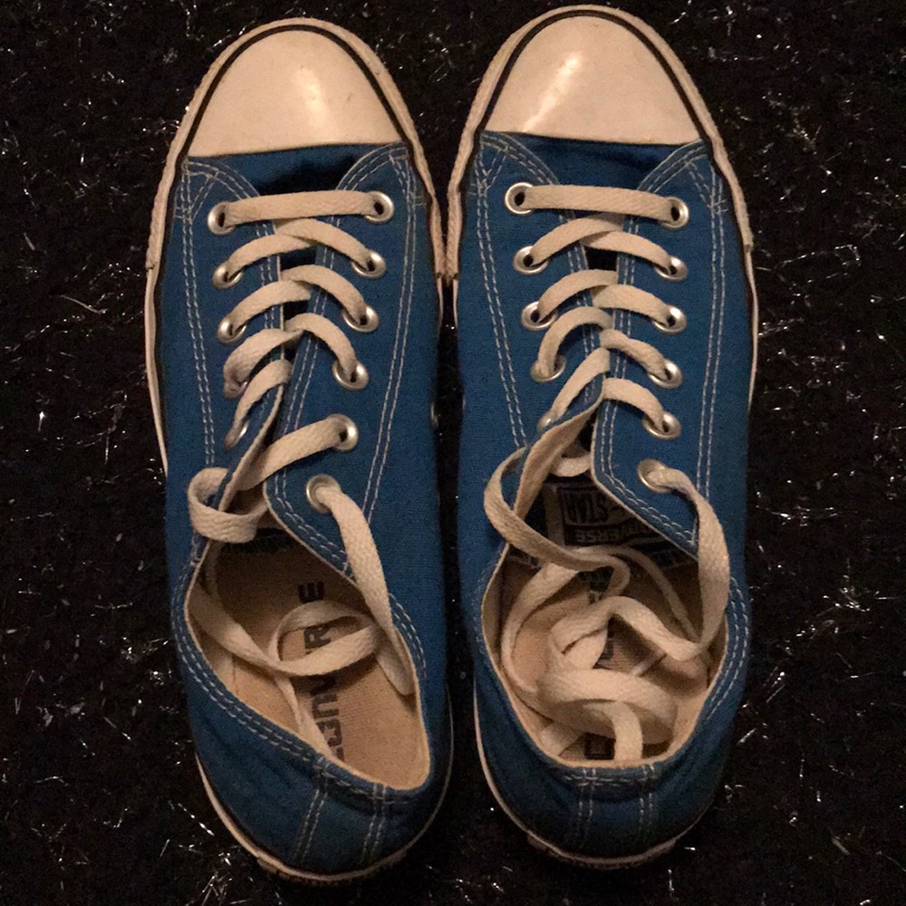 Royal Blue GC converse all star shoes